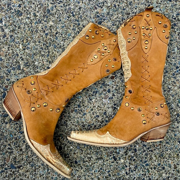 Browns Shoes - 2000 era Browns Fashion Cowboy Boots